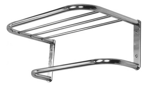 Toallero Con Soporte Para Baño, Aluminio Inoxidable - 39.5cm