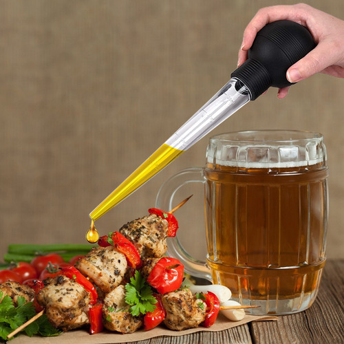 Gotero De Aceite Para Pavo Con Cepillo, Asador De Pollo Para