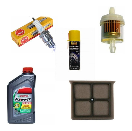 Kit Service Aceite+lubricante+bujia+filtros Rd 150 Coyote