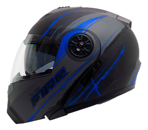 Casco Modular Edge Turbo Fire Ii Doble Visorr