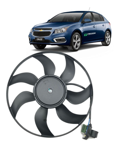 Eletroventilador Ventoinha Do Radiador Cruze 1.8 12 A 2016 