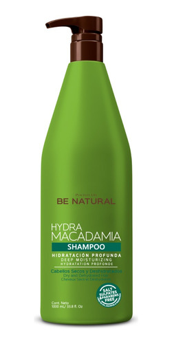 Be Natural Shampoo Hydra Macadamia 1 Litro