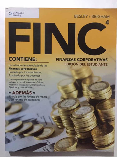 Finc 4 Finanzas Corporativas Besley/brigham (como Nuevo)