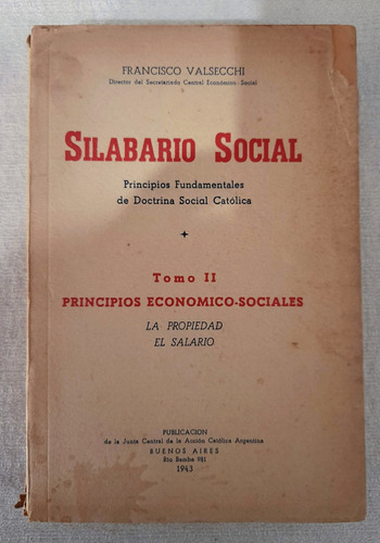 Silabario Social - Tomo 2 - Princip Doctrina Social Católica