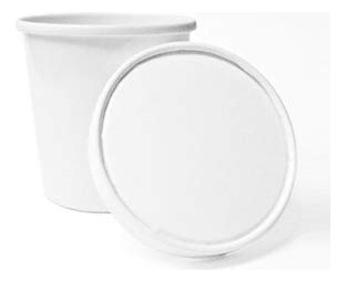 Contenedor Helado Papel Blanco 16 Oz