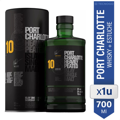 Whisky Port Charlotte 10 Islay Single Malt 750ml