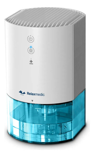 Desumidificador De Ar Compacto Anti Mofo Levdry Relaxmedic Branco