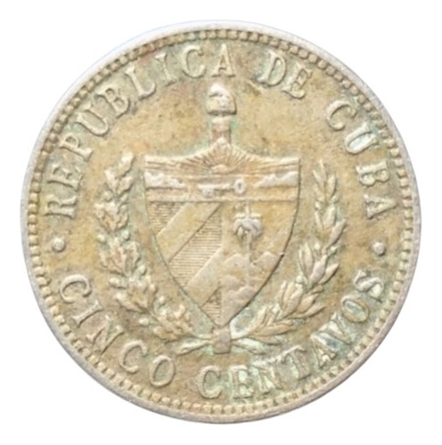 Cuba 5 Centavos 1946 Cu#01 (Usado)
