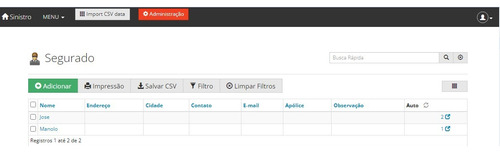 Script Php Controle De Sinistro Seguro