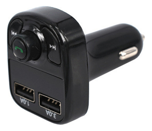 Cargador De Coche Bluetooth Dual Usb Y Reproductor De Mp3
