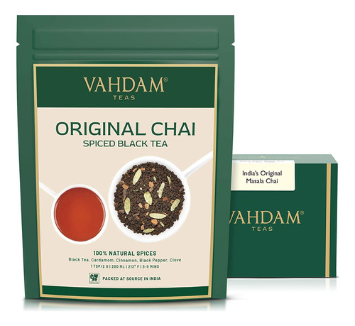 Vahdam - Te Masala Chai De La India, Hojas Sueltas, Mas De 1