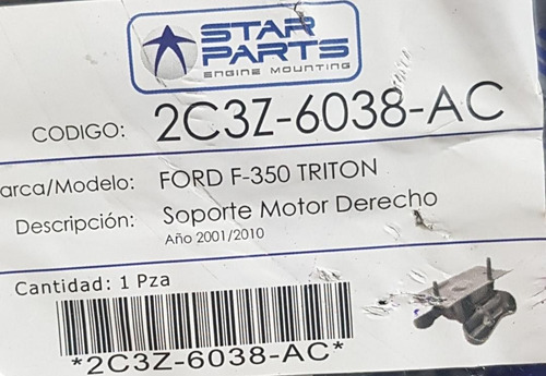 Base De Motor Derecha/izquierda F350 Triton 5.4 Original