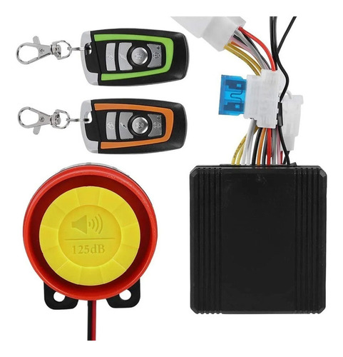Alarma Antirrobo P/moto Encendido A Distancia Control Remoto