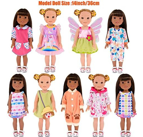 Ebuddy Ropa Y Accesorios Para Muñecas De Bebé Paquete De 16