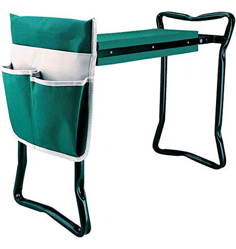 Reclinatorio De Jardín Y Asiento Bolsa De Herramientas...