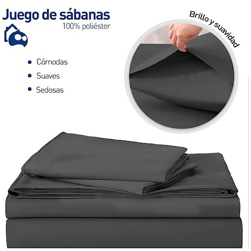 10 Juegos De Sabanas Matrimonial 100% Poliéster Microfibra