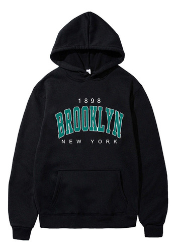 Ff A Sudadera Con Capucha Estampada Brooklyn 1898 New York