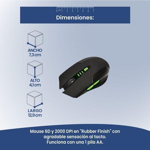 Imagen 4 de 7 de Combo Gamer Teclado + Mouse Inalambrico Noga Nkb-40