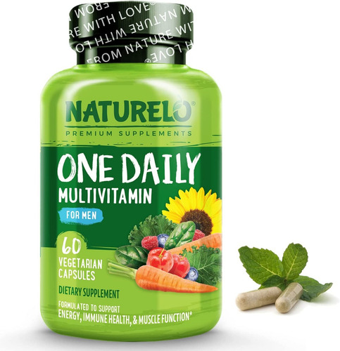 Multivitamínico Diario Para Hombres - Naturelo - Made Usa -