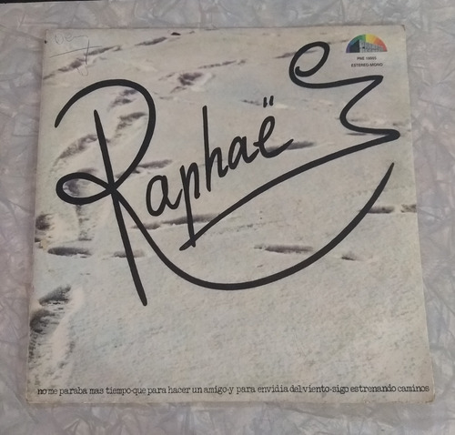Disco Vinilo Lp Raphael 1974 Long Play (Usado)