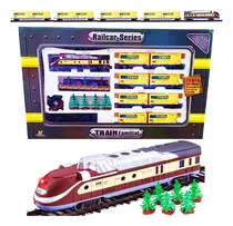 Comprar Tren Bala Locomotora + 4 Vagones 325 Cm Mundo Pre Fd2316012