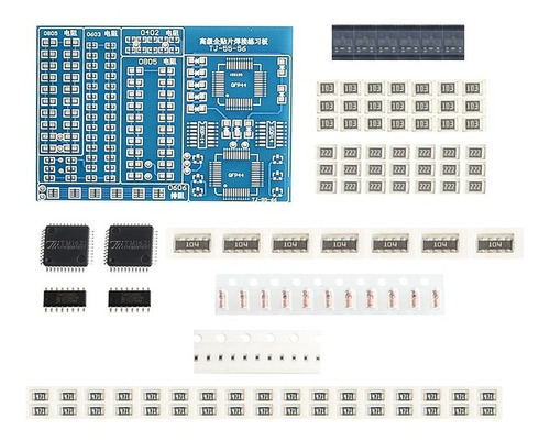 Kit Tablero De Práctica Para Soldadura Smd Diy