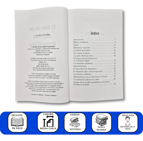 El Libro De Los Objetos Imposibles - Ediciones Viman