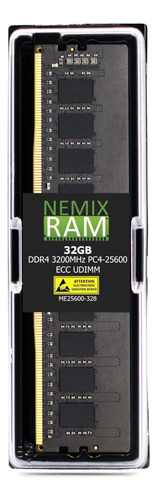 Nemix Ram 32gb (1x32gb) Ddr4 3200mhz -red Udimm