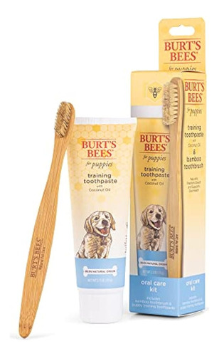 Kit De Cuidado Bucal Natural Burt's Bees Para Cachorros, Sin