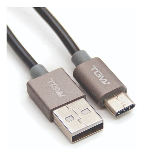 Tagwood Cable Usb Tipo C Tgw 1,82 Metros Color Gris