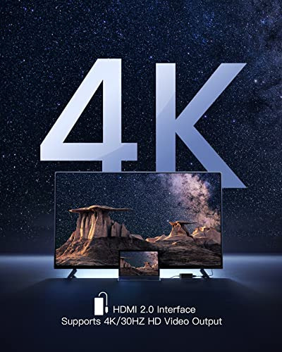 Inateck Usb 3.2 Gen 2 Speed, Hub Usb C Con 8 Puertos, Hb2023