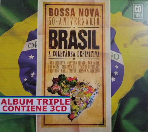 Música De Brasil 3 Cd Nuevos Grandes Artistas De Colección 