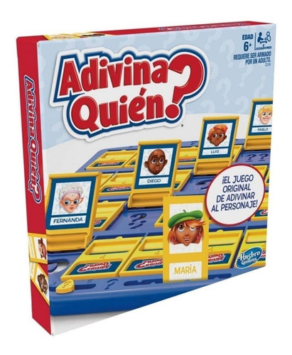 Imagen 2 de 4 de Juego de mesa Adivina quién? Hasbro C2124