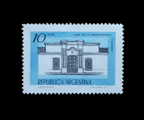 Estampilla Argentina Casa De La Independencia Tucuman 1978