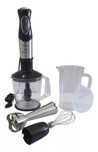 Mini Pimer Licuadora 990w Industrial 5 En 1 Negro