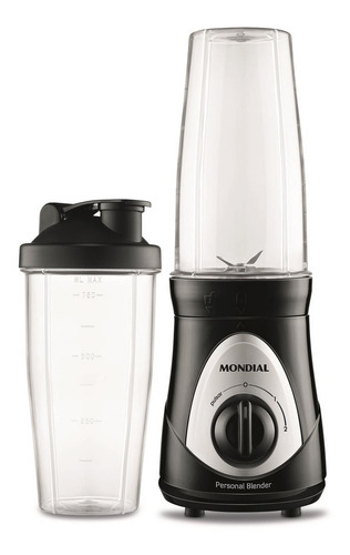 Liquidificador Portátil Mondial Personal Blender Dg01 750 Ml Cor Preto/prata Preto/prata