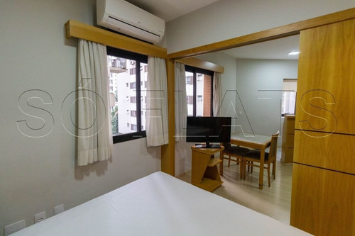 Imagem 11 de 15 de Flat Na Al. Campinas, Proximo A Av. Paulista - Fora Do Pool - Sf24989