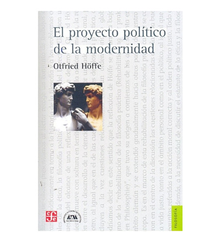 Proyecto Politico De La Modernidad, De Otfried Höffe. Edito