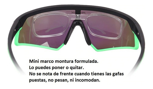 Gafas Ciclismo Fotocrómatico Marcoformula 3lentes Estuche