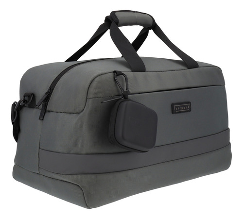 Bolso Deportivo Gym Bag Deprotes Metro Duffle Color Gris Oscuro Lisa
