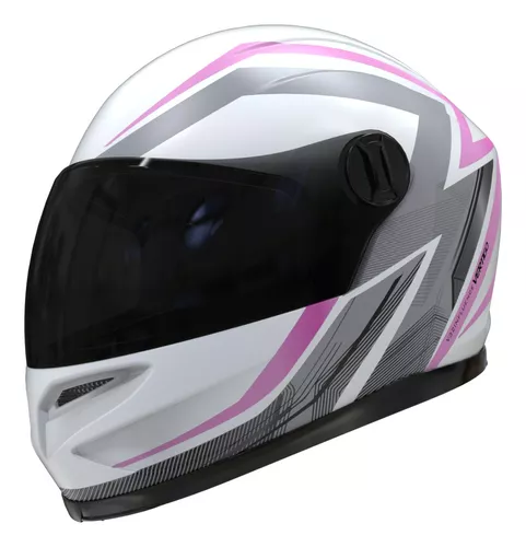 Casco Moto Integral Dama Mujer Vertigo Hk7 Rosa Siamotos++