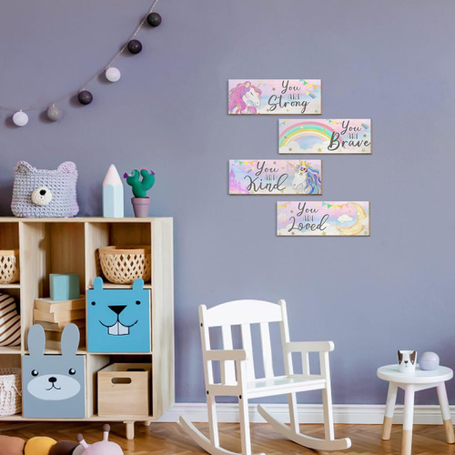 Cloverkoi Decoración De Hábito De Unicornio Para Dormitorio