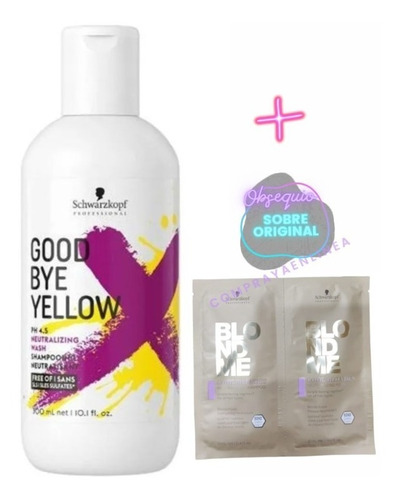 Shampoo Good Bye Yellow Scwarzkopf - mL a $309