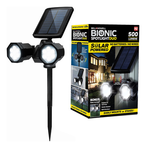 Bionic Duo - Luces Solares Para Exteriores, Como Se Ve En La