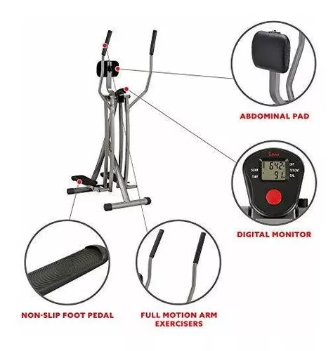 Máquina elíptica plegable para ejercicios de acondicionamiento físico,  planeador paso a paso para gimnasio, oficina en casa, equipo de  rehabilitación