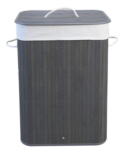 Imagen 7 de 9 de Canasto Cesto Tacho Reciclaje Juguete Ropa Bambu Tapa Grande