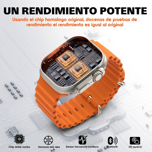 Smart Watch Reloj Inteligente Kbod X70 Ultra Pack 7 Correas
