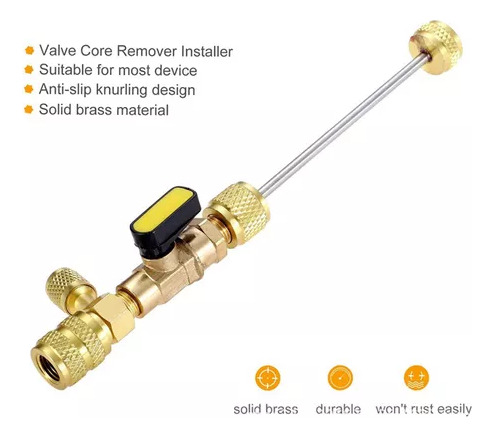 Núcleo De Válvula Sem Perdas De Gás R22 R134 R410 R32 A/c D