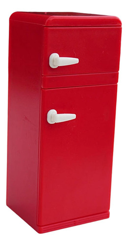 2 12 Escala Móveis De Casa De Bonecas Modelo De Vermelho
