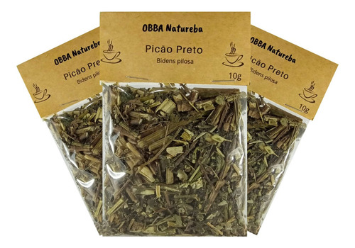 Kit 3 Chá De Picão Preto 100% Puro - Autentico Bidens Pilosa
